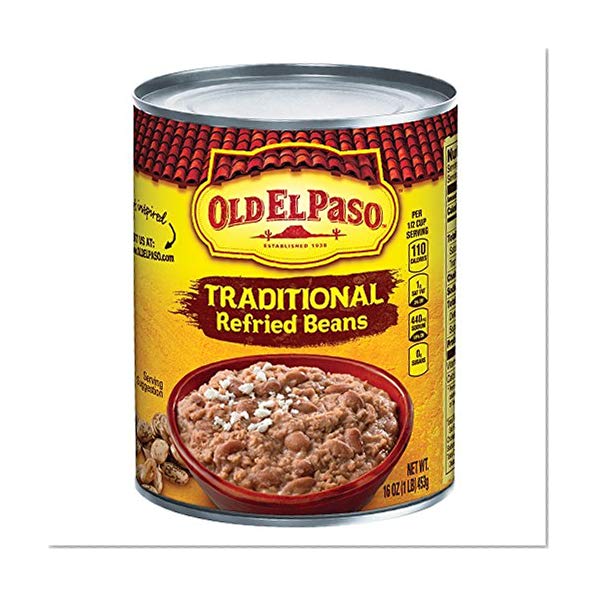 Book Cover Old El Paso Traditional Refried Beans 16 oz Can (pack of 12)