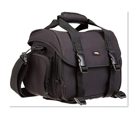 AmazonBasics Large DSLR Gadget Bag (Orange interior)