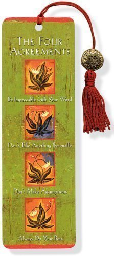 The Four Agreements Beaded Bookmark by Don Miguel Ruiz (2010)