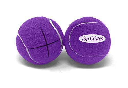 Top Glides Precut Walker Tennis Ball Glides (Purple)