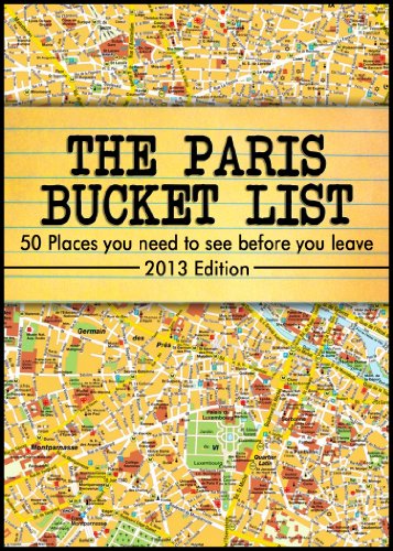 The Paris Bucket List -50 Places you have to see before you leave-