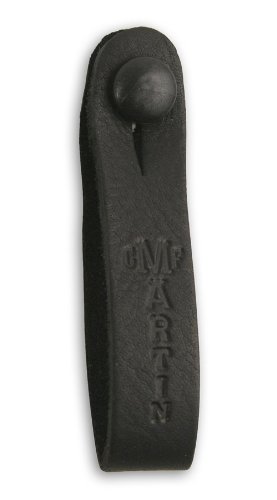C.F. Martin & Co 18A0031 Guitar Leather Head Stock Strap Tie, Black