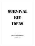 Survival Kit Ideas