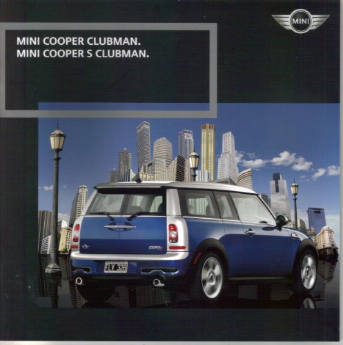 Mini Cooper Clubman Mini Cooper Clubman S Catalog Sales Brochure