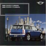 Mini Cooper Clubman Mini Cooper Clubman S Catalog Sales Brochure