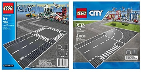 Book Cover LEGO City 7280 and 7281 - Road Base Plates (4 Plates in total)