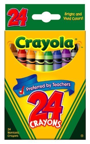 Book Cover Crayola Crayons 24 Count - 2 Packs