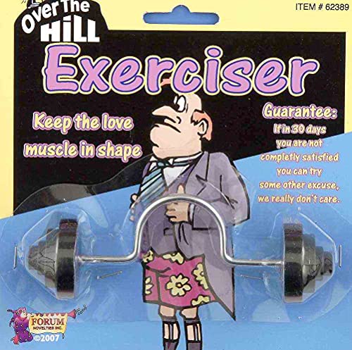 Book Cover Forum Novelties Over The Hill Exerciser Gag Gift