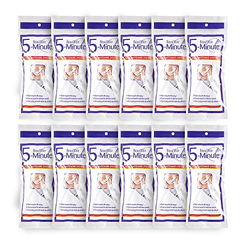 Natural White 5 Minute Gel Tooth Whitening System. Lornamead, 12 pack