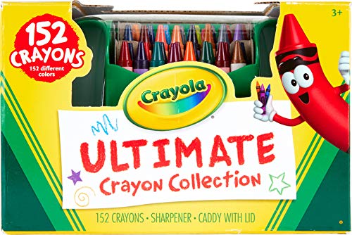 Book Cover Crayola Ultimate Crayon Collection, 152 Pieces, Coloring Supplies, Styles May Vary, Gift