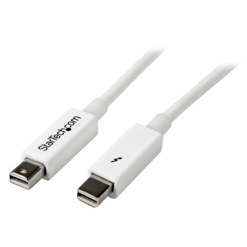 StarTech.com 3m / 9.8ft Thunderbolt Cable - Compatible with Your Thunderbolt 1 and 2 / Mini DisplayPort Devices (TBOLTMM3MW)