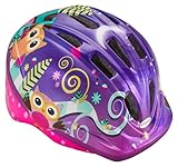 Schwinn Classic Toddler Bike Helmet for Boys Girls Age 3-5 Years Old, Suggested Fit 48-52 cm, Dial Fit, Full Range Padding, Extended Lower Shell, Integrated Visor, Crazy Owl