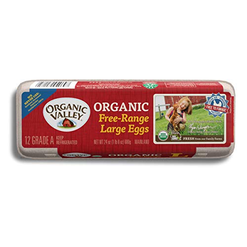 Organic Valley Large Brown Free Range Eggs, Original 12 Count