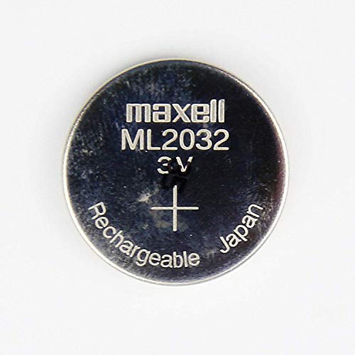 Book Cover Maxell ML2032 Rechargable 3V coin cell lithium motherboard cmos battery