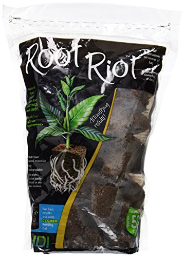 Book Cover Hydro Dynamics Root Riot 50 Count Replacement Cubes