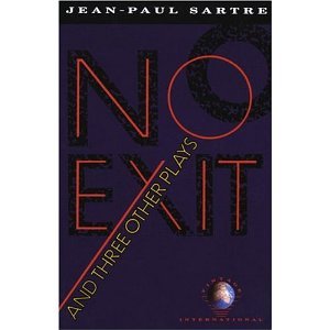 No Exit and Three Other Plays [Paperback] [1989] Vintage International Edition/1st Print Ed. Jean-Paul Sartre, Stuart Gilbert