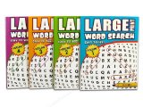 Large Print Word Search Puzzles Vol. 1-4 (Easy to See)