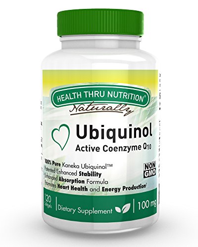 Ubiquinol 100mg 120 Softgels (Soy-Free) (Non-GMO) EAF CoQ10 (Enhanced Absorption Formula Coenzyme Q10 as Kaneka Ubiquinol)
