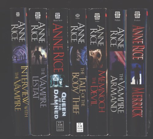 Anne Rice 7 Book Set: Interview with the Vampire / The Vampire Lestat / The Queen of the Damned / The Tale of the Body Thief