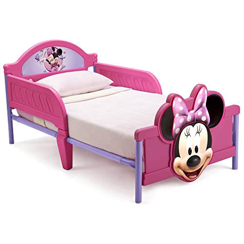 Book Cover Delta Children 3D-Footboard Toddler Bed, Disney Minnie Mouse