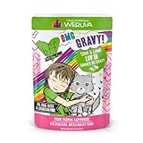 Weruva B.F.F. OMG - Best Feline Friend Oh My Gravy!, Tuna & Lamb Luv Ya with Tuna & Lamb in Gravy Cat Food, 3oz Pouch (Pack of 12)