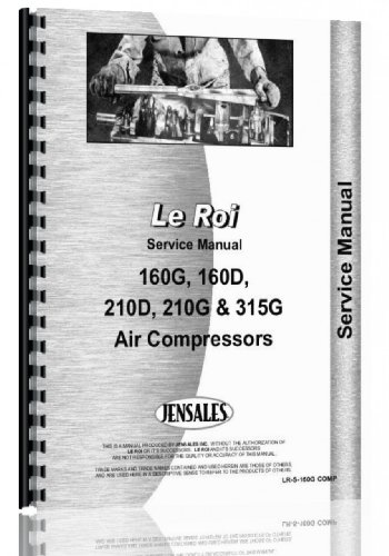 Leroi 160G Air Compressor Service Manual