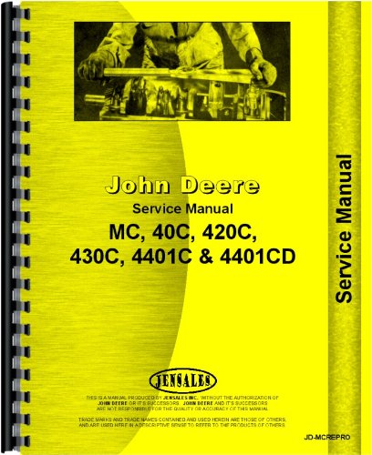 John Deere 420 Crawler Service Manual (1956-1958)