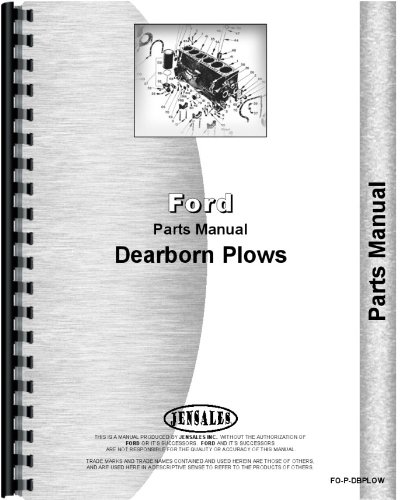 Dearborn 10-210 Plow Parts Manual
