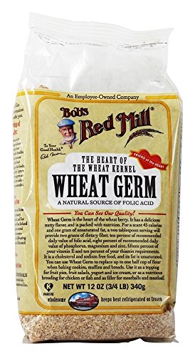 Book Cover Bob's Red Mill Wheat Germ Natural Raw Grain -- 12 oz  (2 PACK)