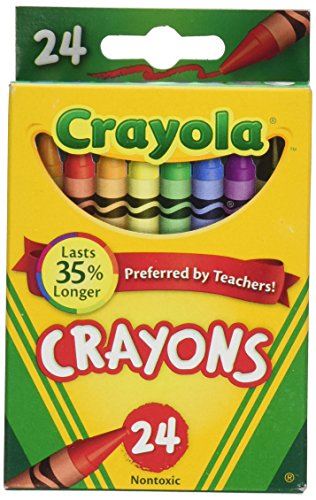 Book Cover Crayola Crayons 24 Count - 2 Packs (52-3024)