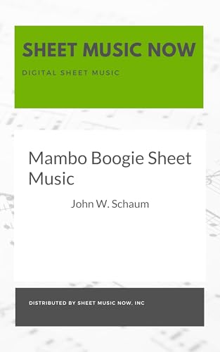 Mambo Boogie Sheet Music