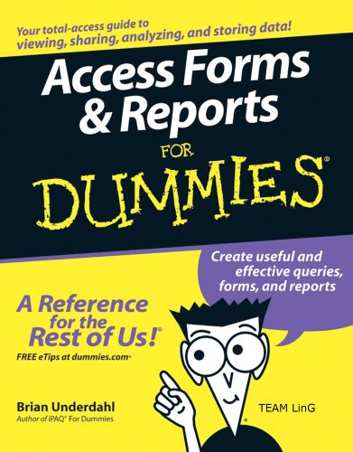 Access Forms & Reports for Dummies
