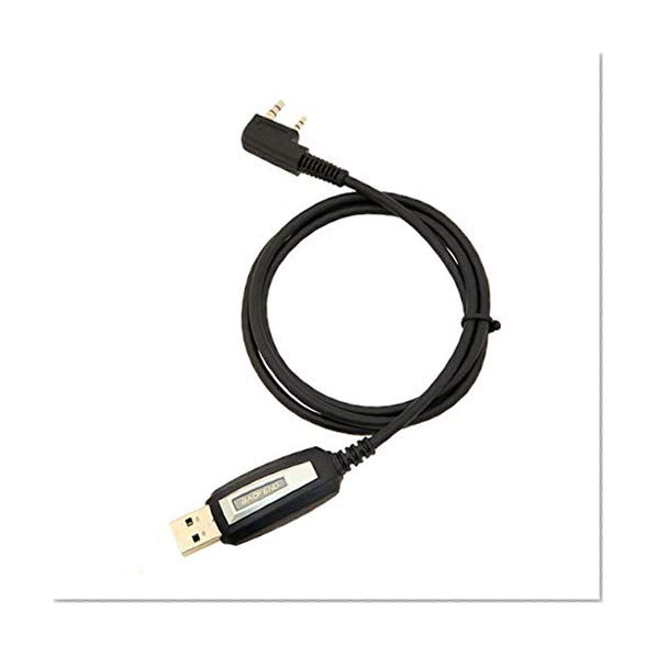 Baofeng Câble de Programmation pour UV-5R/5RA/5R Plus/5RE UV3R Plus/BF-888S Noir