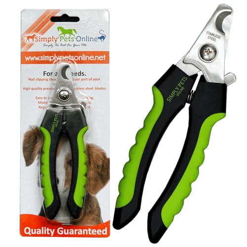 Dog Nail Clippers - Professional Nail Clippers for Dogs with Quick Sensor and Lock
