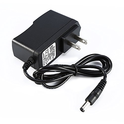 ZJchao 9V 1A Power Adapter for 2-Flat-Pin Plug / 100CM Cable
