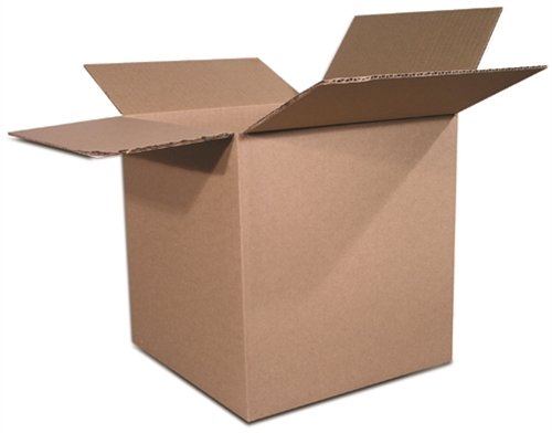 The Packaging Wholesalers 4 x 4 x 4 Inches Shipping Boxes/Moving Boxes, 25-Count (BS040404)