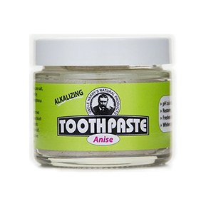Uncle Harry's Fluoride Free Toothpaste - Anise (3 oz glass jar)