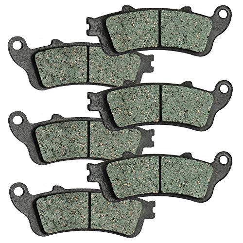 Foreverun Motor Front and Rear Brake Pads for Honda VTX 1800C 1800R 2002-2008