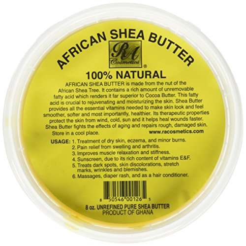 RA Cosmetics 100% African Shea Butter - Solid 235 ml