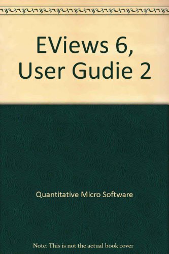 EViews 6, User Gudie 2
