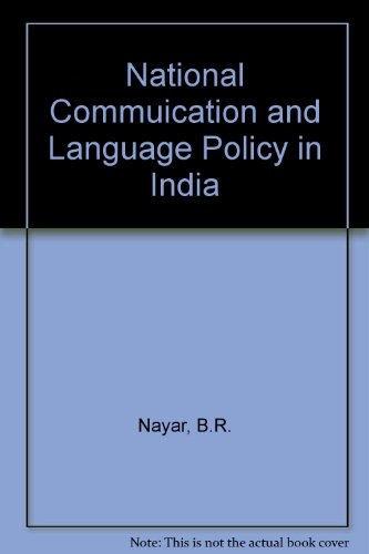 National Commuication and Language Policy in India