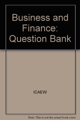 Business and Finance: Question Bank
