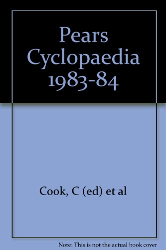 Pears Cyclopaedia 1983-84