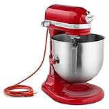 KitchenAid KSM8990ER 8-Quart Commercial Countertop Mixer, 10-Speed, Gear-Driven, Empire Red