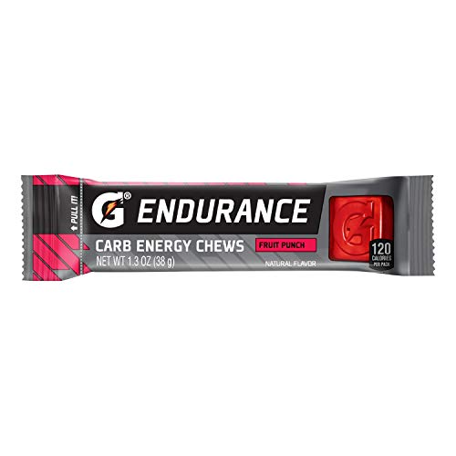 Gatorade Endurance Carb Energy Chews, Fruit Punch -  21 - 1.3 Ounce  (Pack of 21)