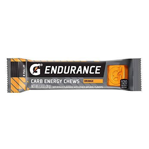 Gatorade Endurance Carb Energy Chews, Orange, 1.3 Ounce (Pack of 21)