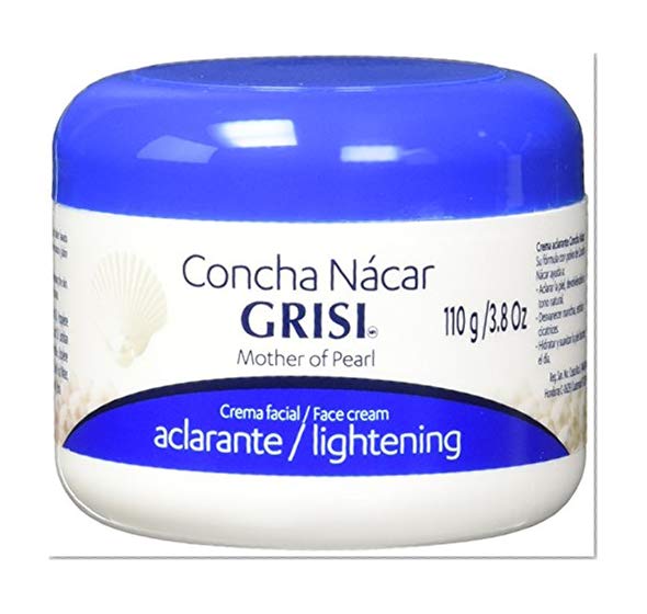 Concha Nacar Grisi Face Cream| Lightening Face Moisturizer for an Even Skin Tone, Skin Lightening Cream with Mother of Pearl That Helps Vanish Small Dark Spots; 3.8 Ounces