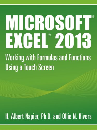 Microsoft® Excel® 2013: Working with Formulas and Functions Using a Touch Screen