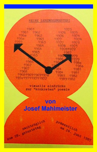 Meine Lebenssemester. Visuelle Eindrücke zur konkreten Poesie (German Edition)