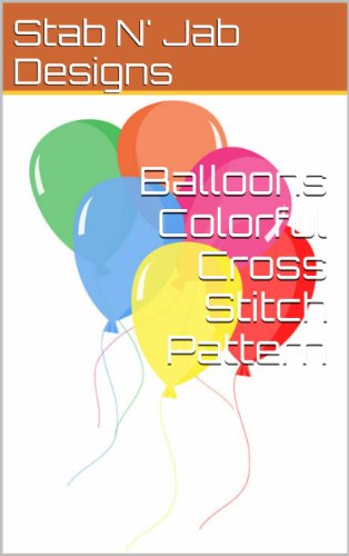 Balloons Colorful Cross Stitch Pattern